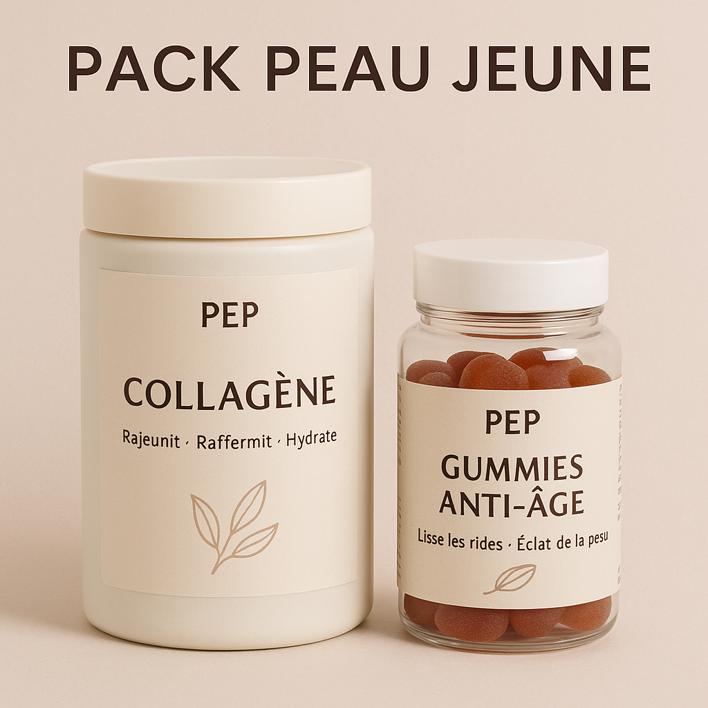 Gummies + poudre ( peau jeune collagène)
